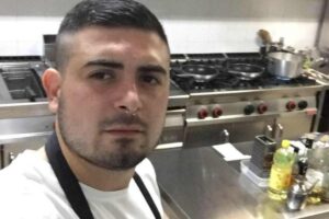 Lo chef Alessandro Tocco in un selfie