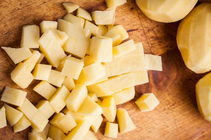 Pasta e patate al forno