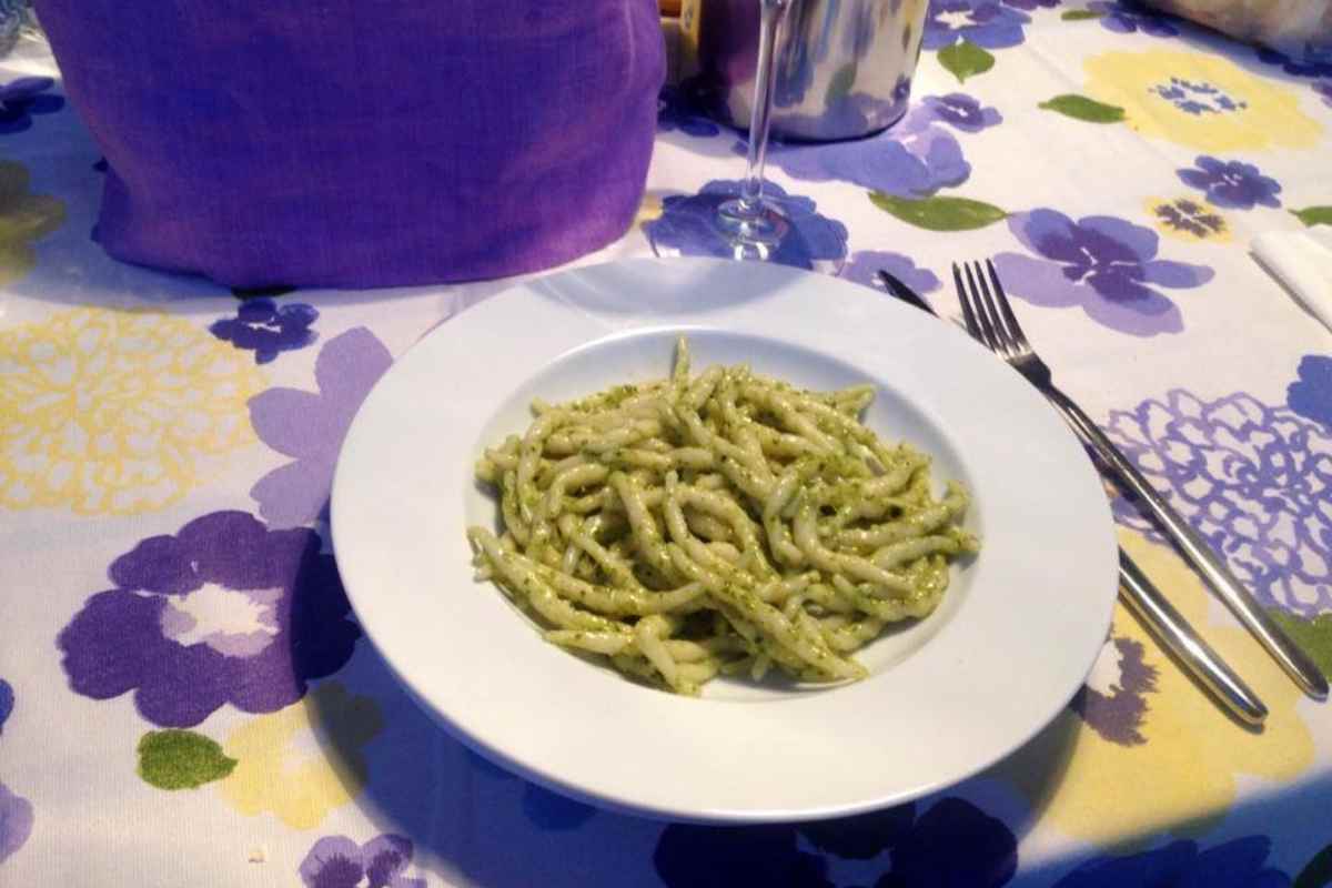 le trofie al pesto