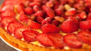 crostata morbida con le fragole