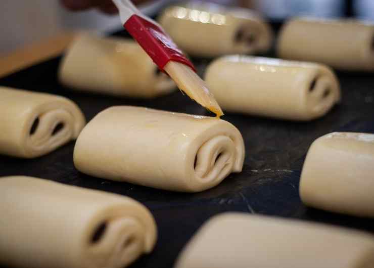 pain au chocolat in friggitrice ad aria