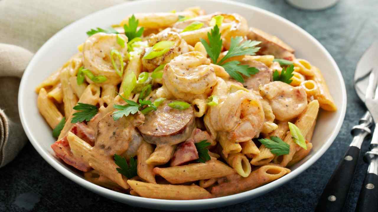 pasta con gamberetti e zucchine