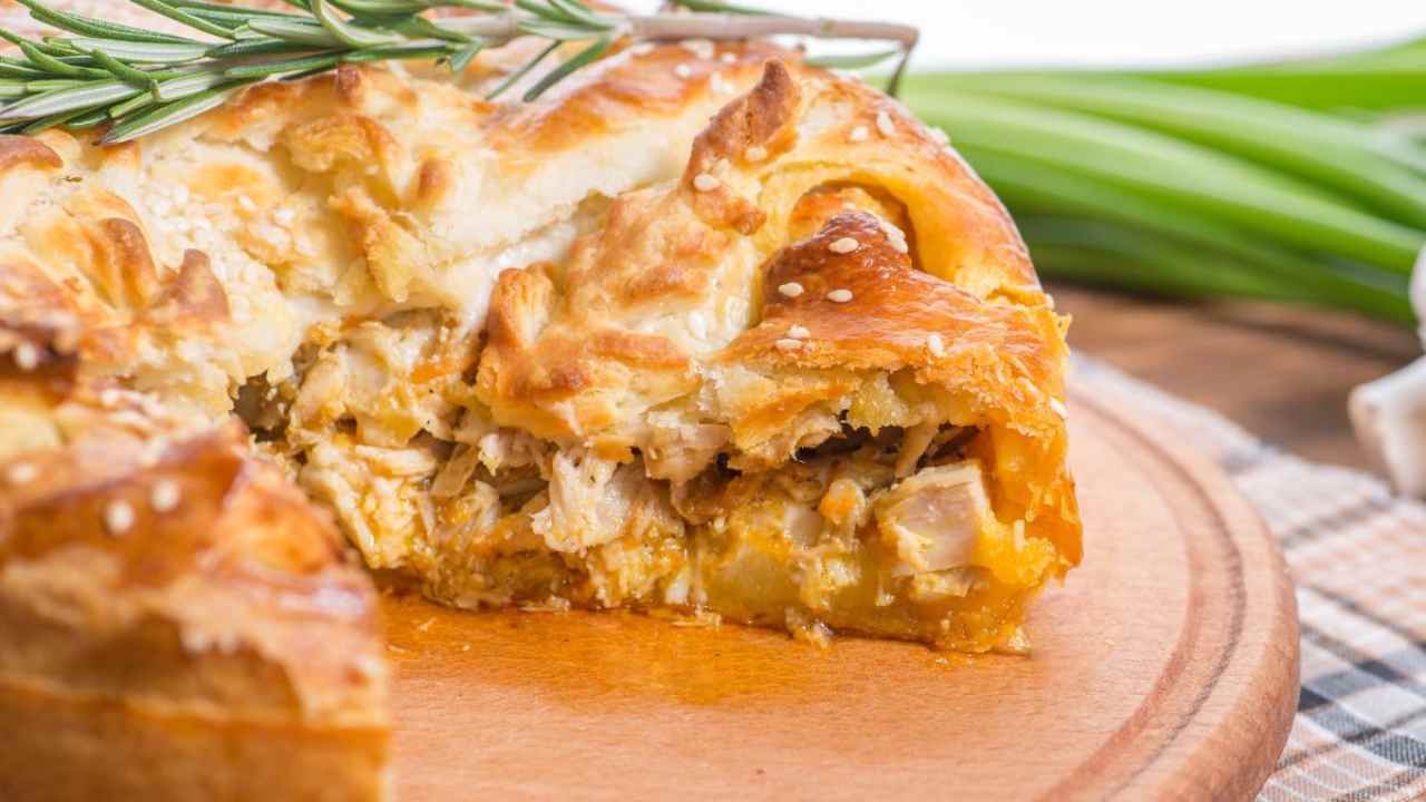 Torta rustica con i finocchi al contrario