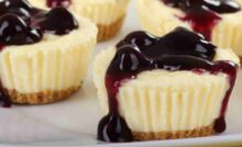 mini cheesecake ai mirtilli