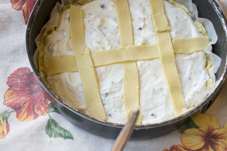 crostata ricotta e cioccolato
