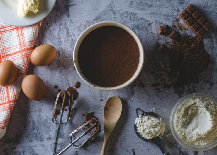 ingredienti per preparare la torta al cioccolato