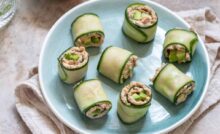 involtini di zucchine con tonno e avocado
