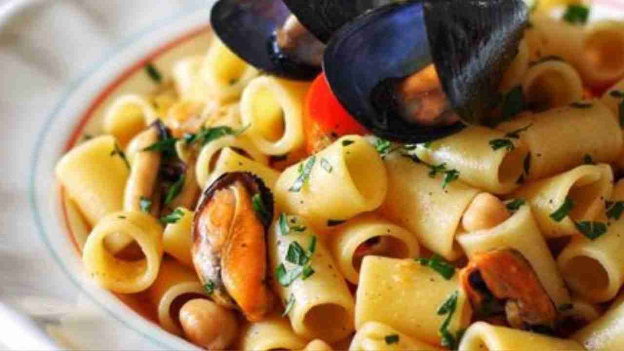 pasta cozze e ceci