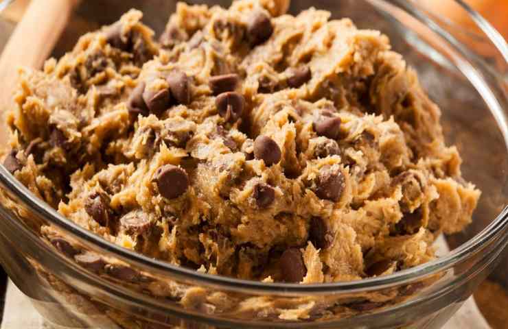 pasta frolla con gocce cioccolato