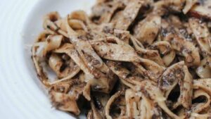 pasta olive e mandorle
