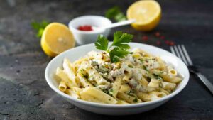 pasta ricotta e limone