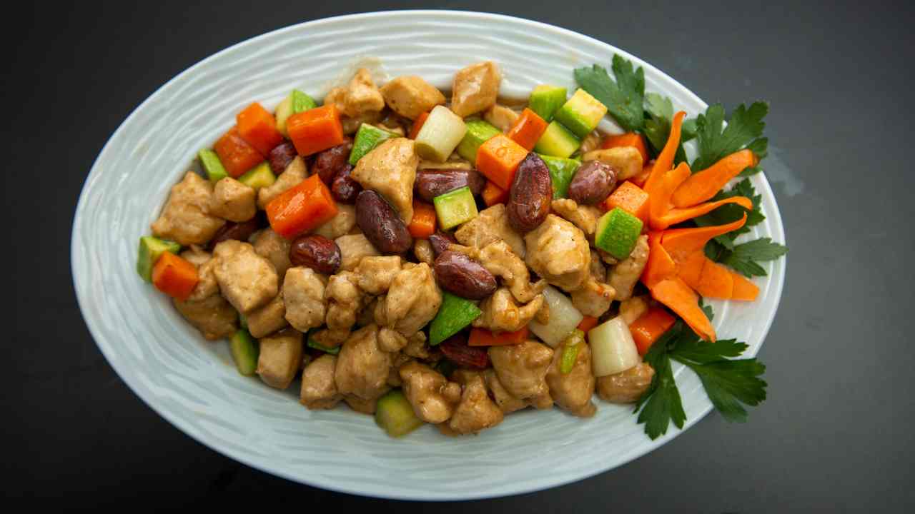 pollo alle mandorle