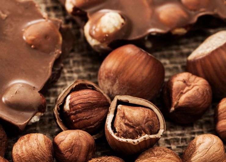 cioccolato e nocciole