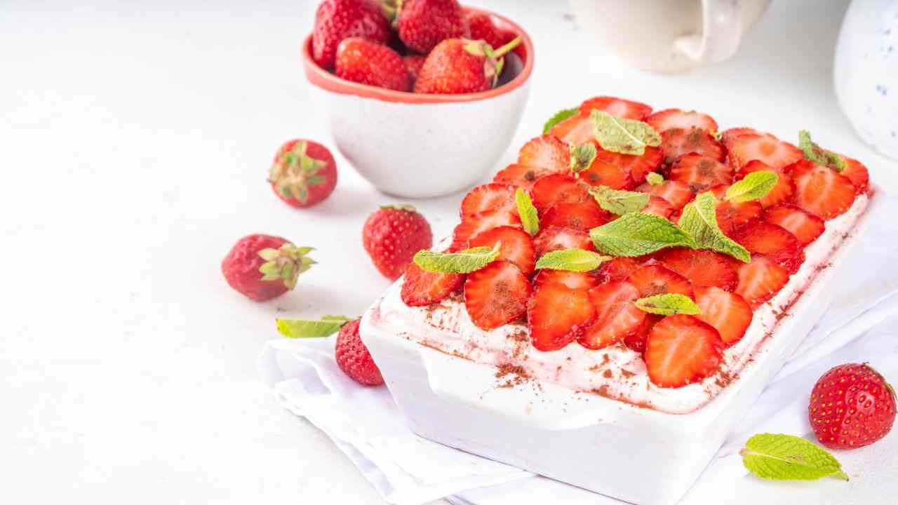 tiramisù alle fragole