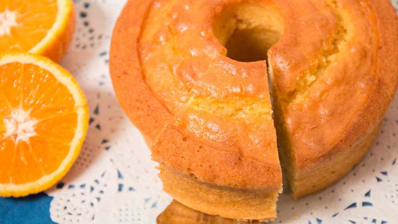 torta soffice arancia