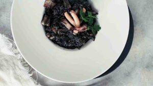 risotto al nero di seppia