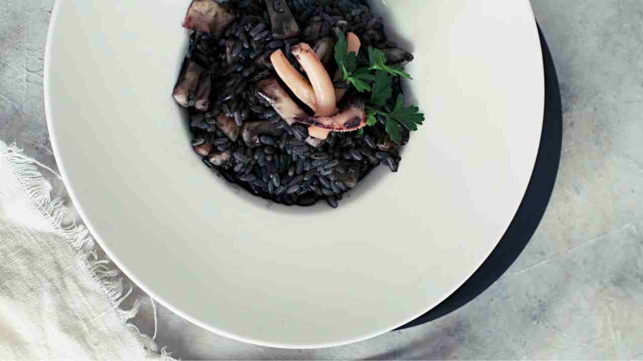 risotto al nero di seppia
