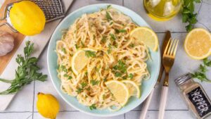 spaghetti tonno e limone