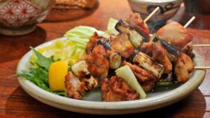 yakitori spiedini di pollo