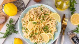 tagliolini al limone