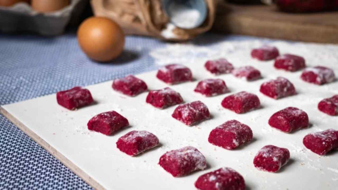 Gnocchi barbabietola