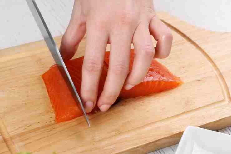 Insalata con salmone e ricotta