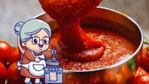 sugo denso grafica nonna che cucina