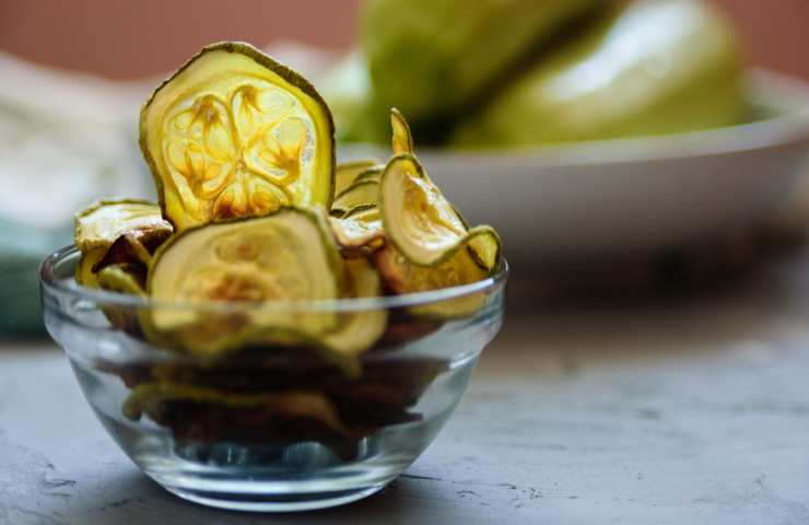 chips di zucchine