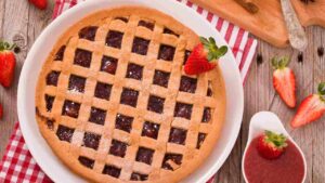 crostata di fragole