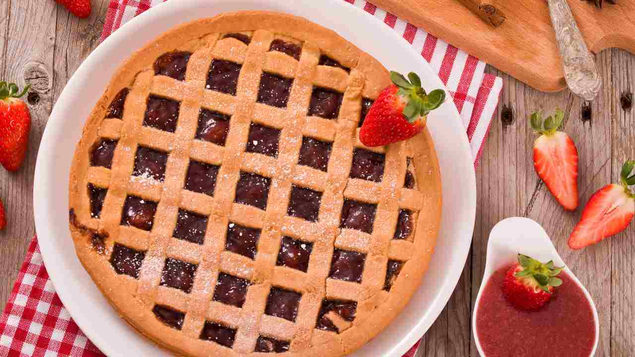 crostata di fragole