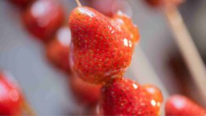 fragole caramellate