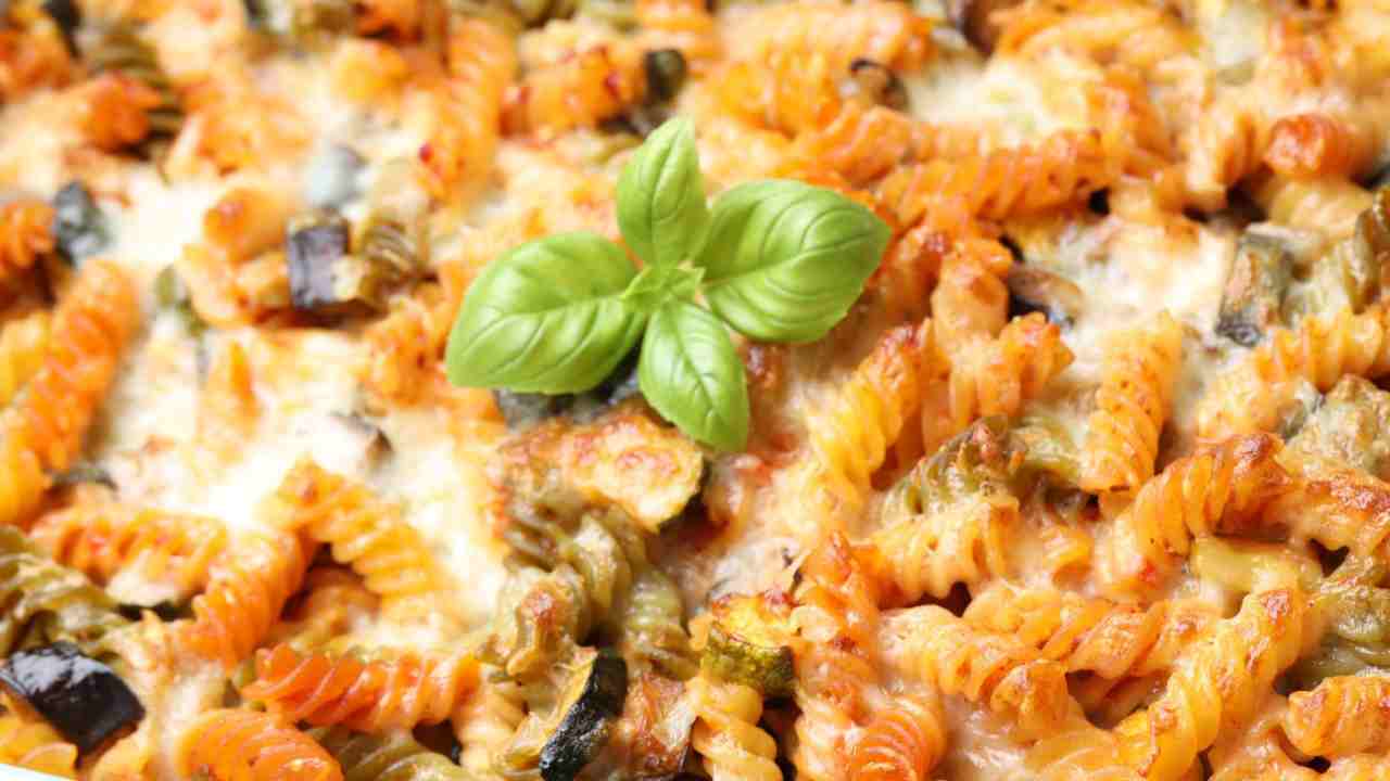 pasta al forno con melanzane