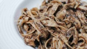 pasta alla crema di melanzane