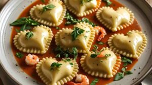 ravioli a forma di cuore