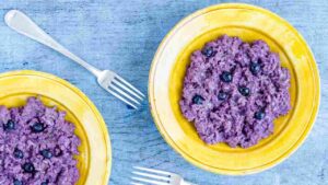 risotto ai mirtilli