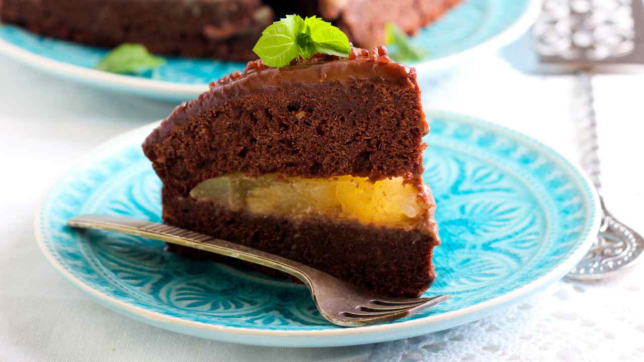 torta di menta e cioccolata