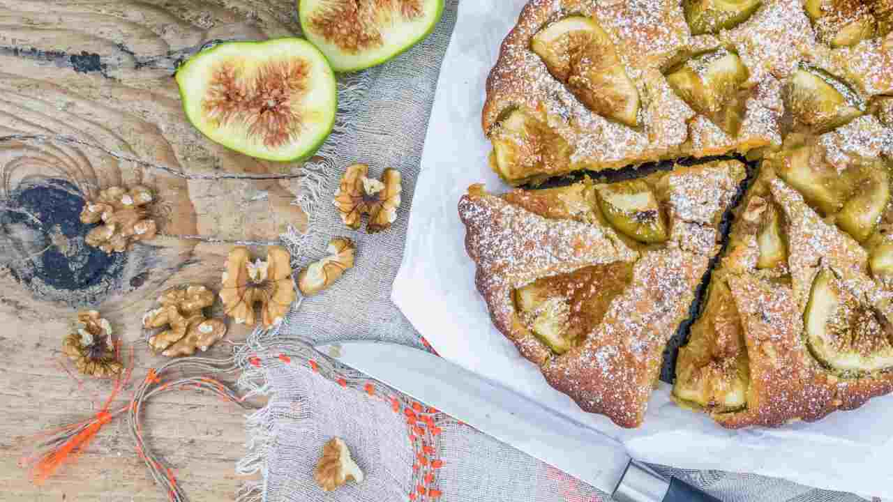 torta fichi e noci