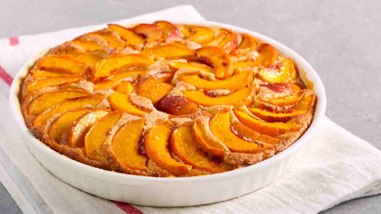 torta pesche e mascarpone